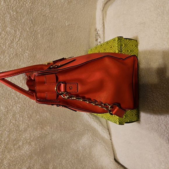 Michael Kors Large Hamilton Tote Watermelon W/ Goldtone Hardware Large - Picture 4 of 8